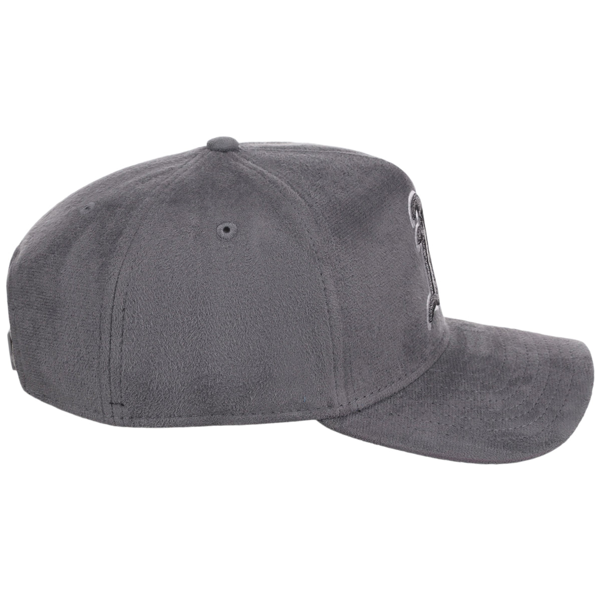 Oakland Athletics MLB Gray x Suede FASHION CORE New Era 9FORTY A-Frame