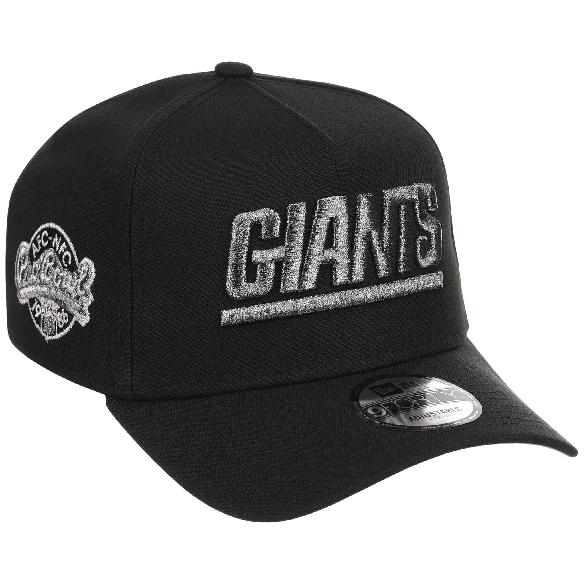 New York Giants NFL Liquid Titanium New Era 9FORTY
