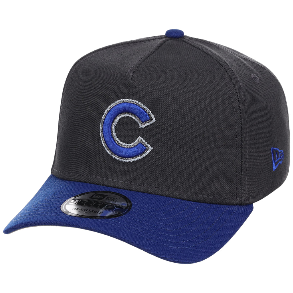Chicago Cubs MLB Graphite x Royal FASHION CORE New Era 9FORTY A-Frame