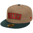 Mexico Independence Day - Crown the Country New Era 59FIFTY (Khaki/Dark Green)