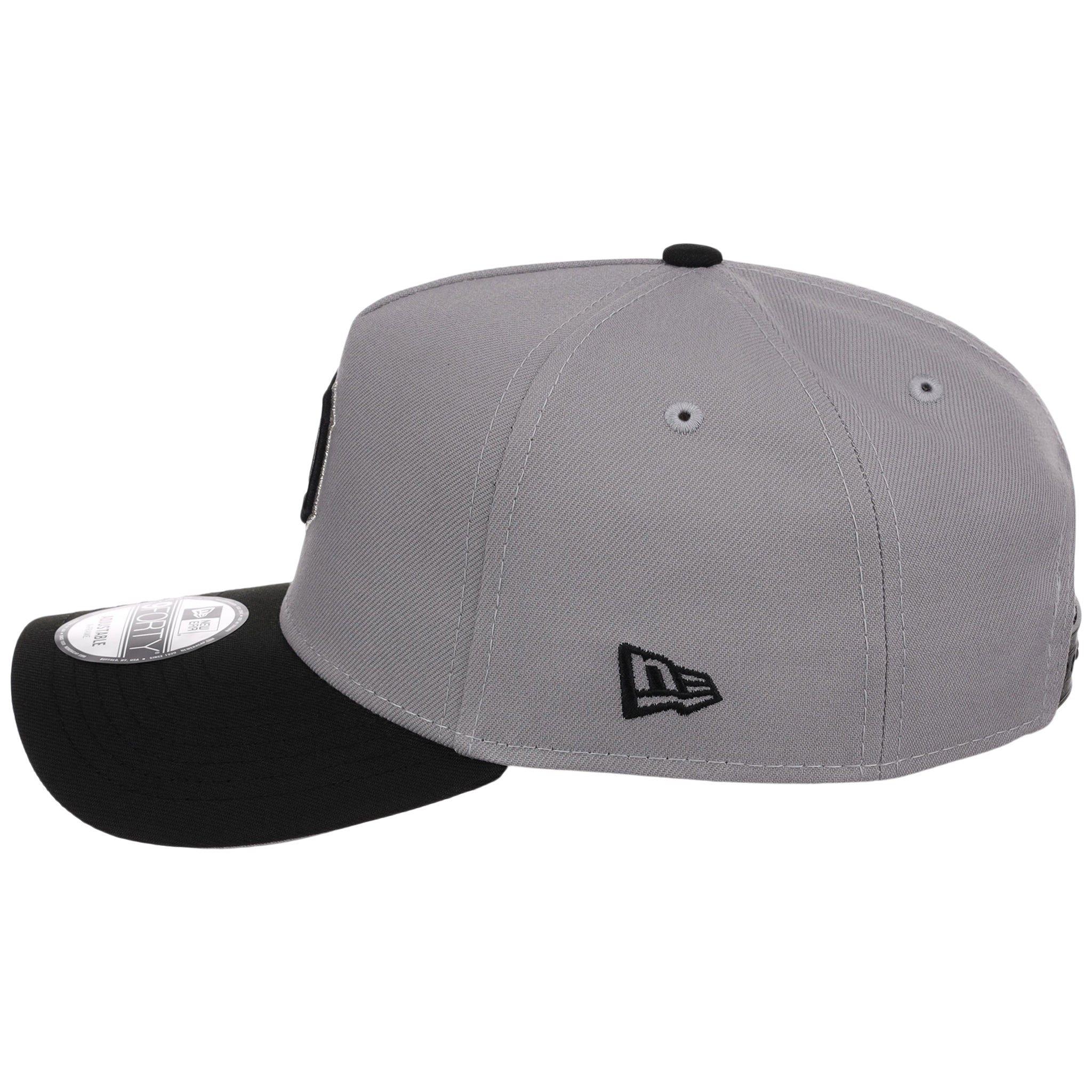 Detroit Tigers MLB Gray x Black FASHION CORE New Era 9FORTY A-Frame