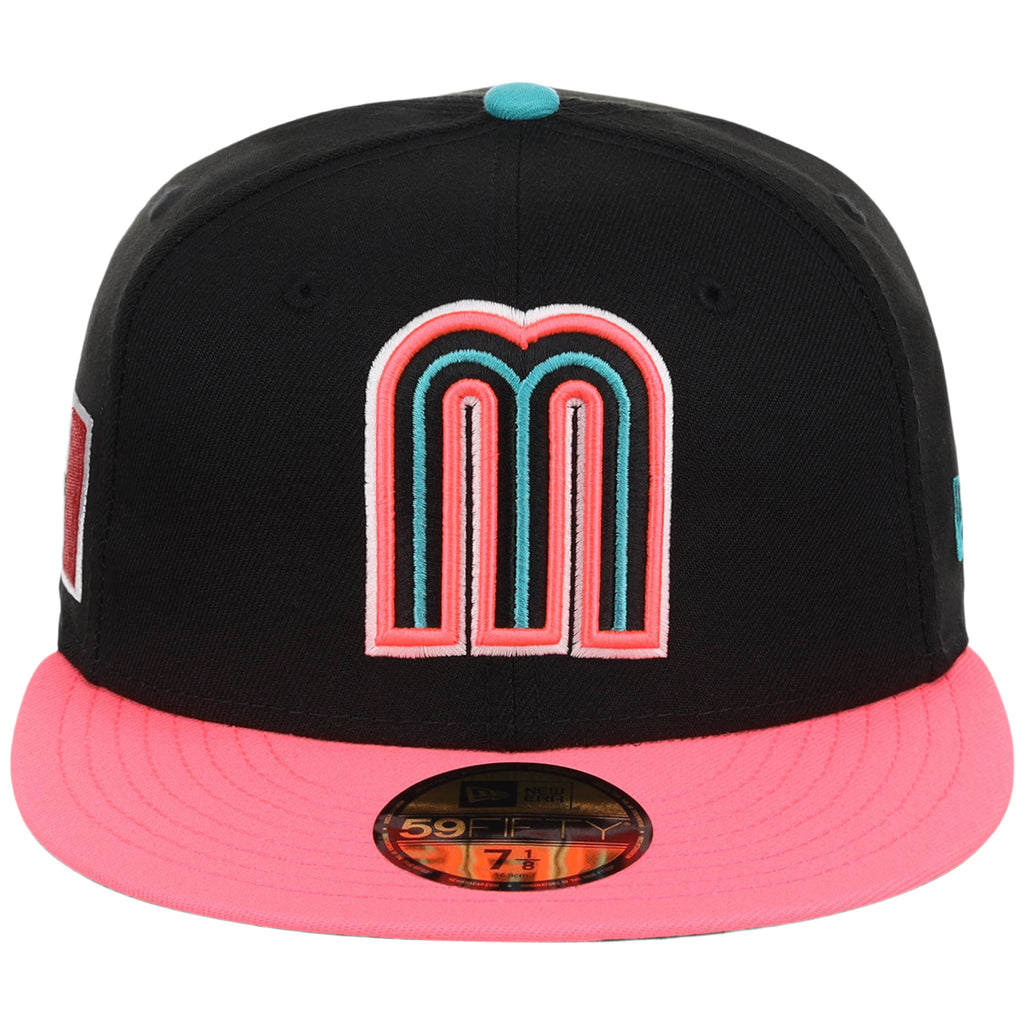 Mexico MLB United by Baseball New Era 59FIFTY (Black/Pink)