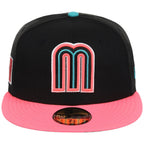 Mexico MLB United by Baseball New Era 59FIFTY (Black/Pink)
