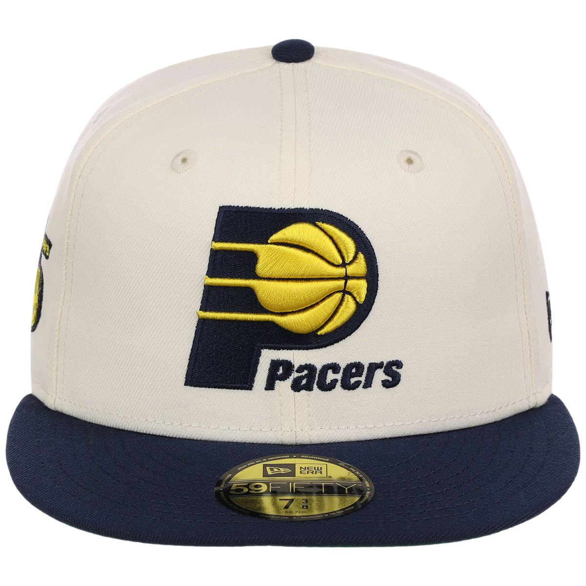 Indiana Pacers NBA Chrome OTC New Era 59FIFTY (Chrome/Navy)