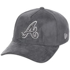 Atlanta Braves MLB Gray x Suede FASHION CORE New Era 9FORTY A-Frame