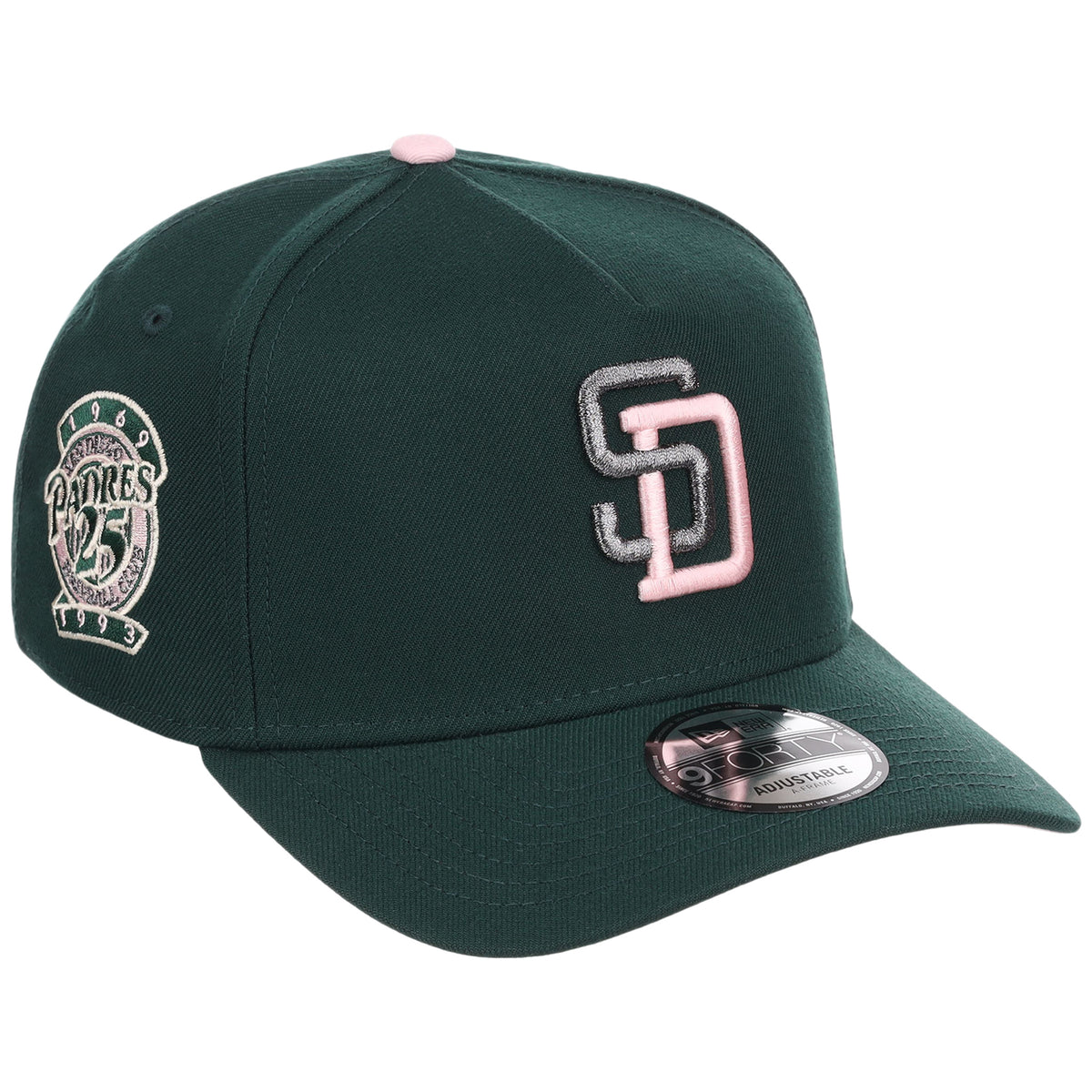 San Diego Padres MLB Emerald Bloom New Era 9FORTY A-Frame
