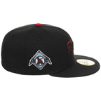 Anaheim Angels New Era 59FIFTY (Black/Black)