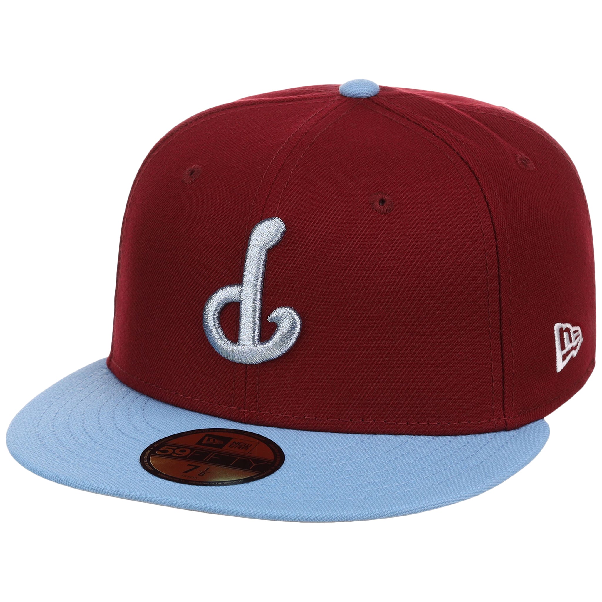 Philadelphia Phillies MLB Flipmode 2.0 New Era 59FIFTY (Cardinal/Sky/Gray)
