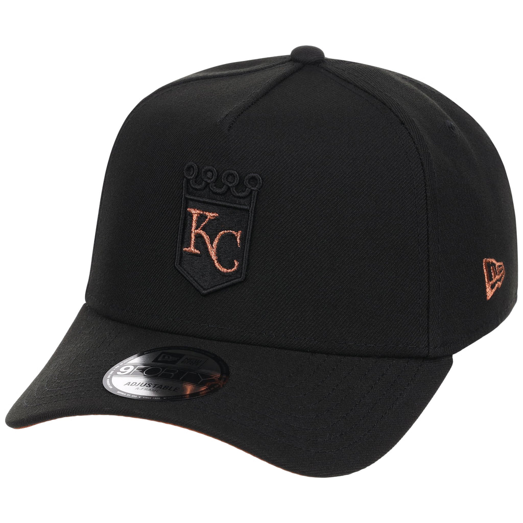 Kansas City Royals MLB Black x Rust FASHION CORE New Era 9FORTY A-Frame