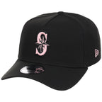 Seattle Mariners MLB Black x Pink FASHION CORE New Era 9FORTY A-Frame