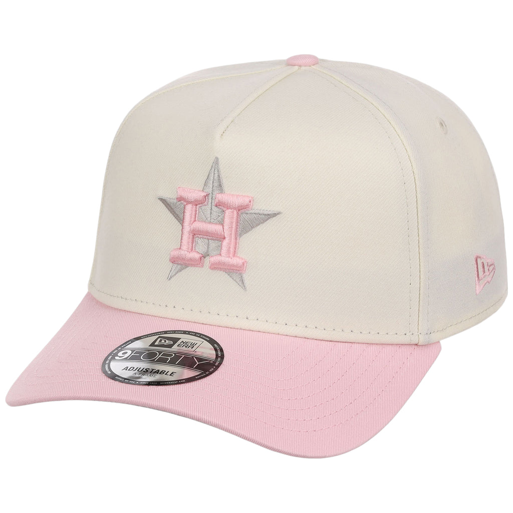 Houston Astros MLB Chrome x Pink FASHION CORE New Era 9FORTY A-Frame