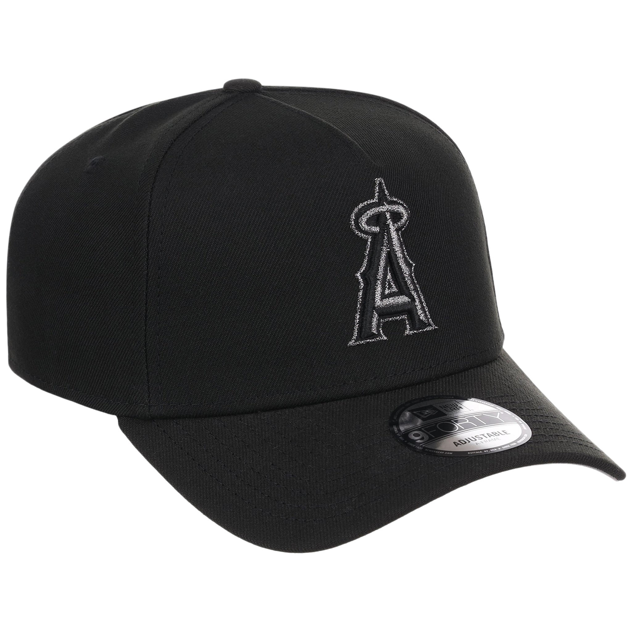 Anaheim Angels MLB Black x Pewter FASHION CORE New Era 9FORTY A-Frame