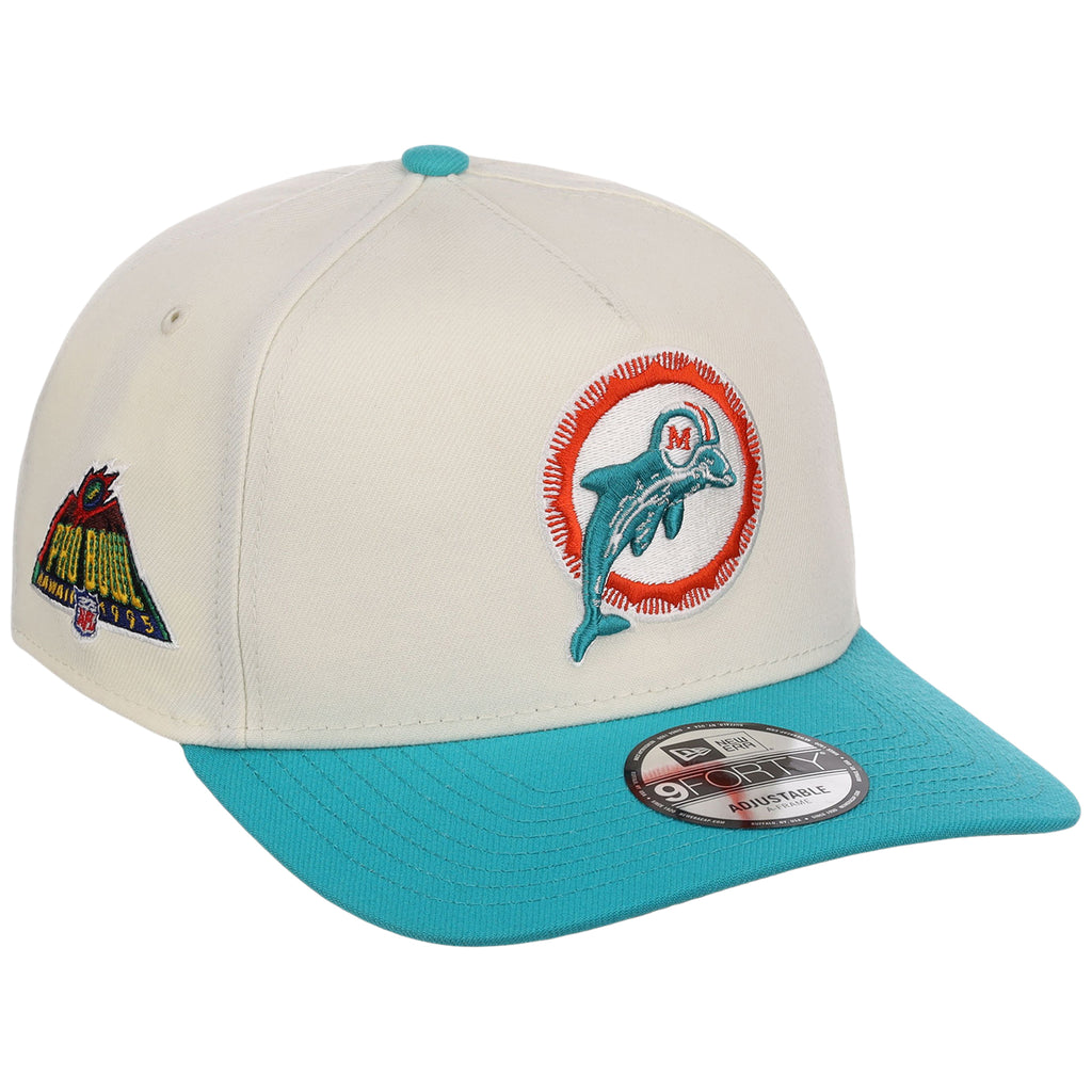 Miami Dolphins NFL Chrome OTC New Era 9FORTY A-Frame