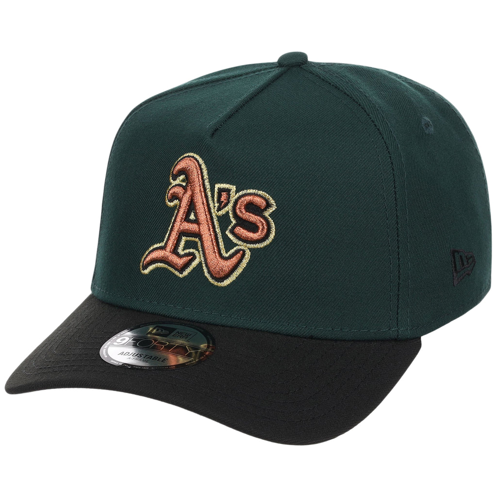 Oakland Athletics MLB Dark Green x Black FASHION CORE New Era 9FORTY A-Frame