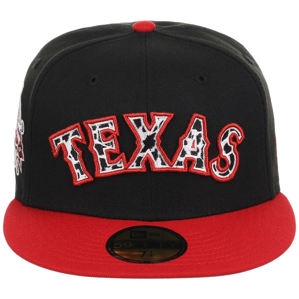 Texas Rangers Lone Star Livestock New Era 59FIFTY (Black/Red)