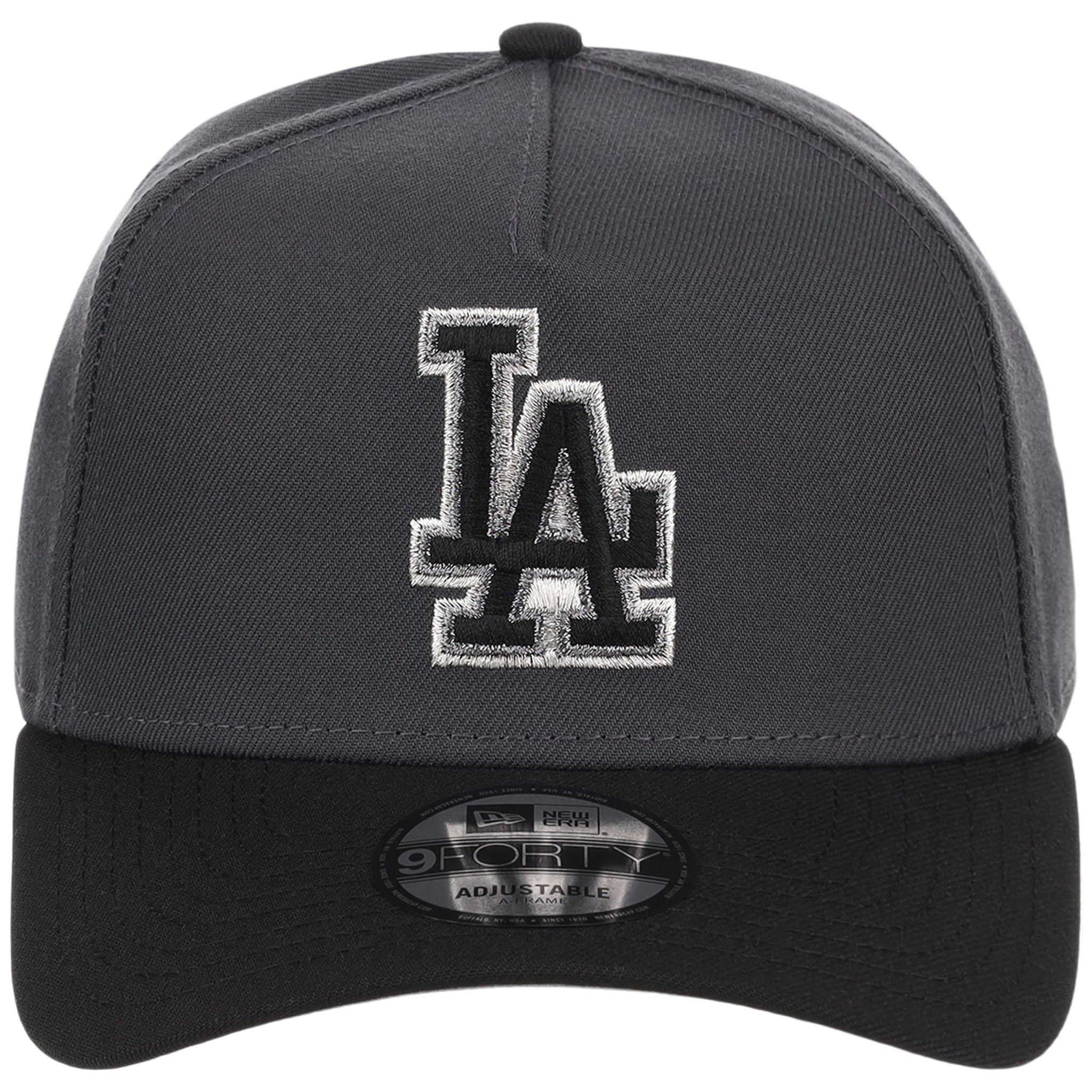Los Angeles Dodgers MLB Graphite x Black FASHION CORE New Era 9FORTY A-Frame
