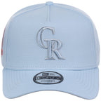 Colorado Rockies MLB Glacial Blue New Era 9FORTY A-Frame