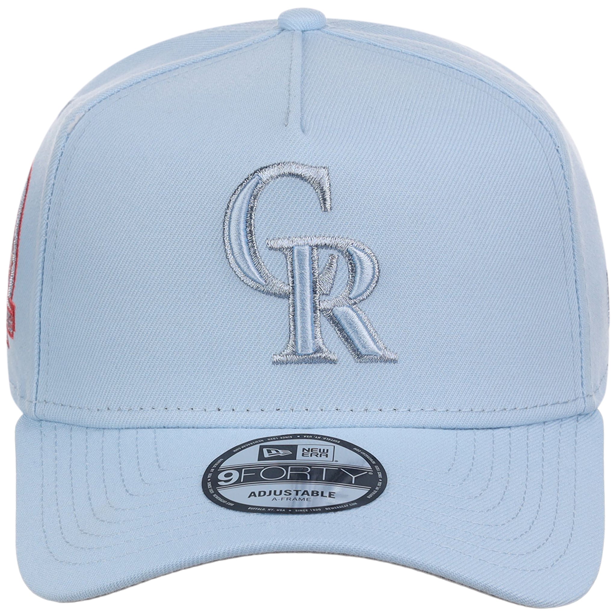 Colorado Rockies MLB Glacial Blue New Era 9FORTY A-Frame