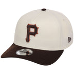 Pittsburgh Pirates MLB Chrome x Burnt Wood FASHION CORE New Era 9FORTY A-Frame