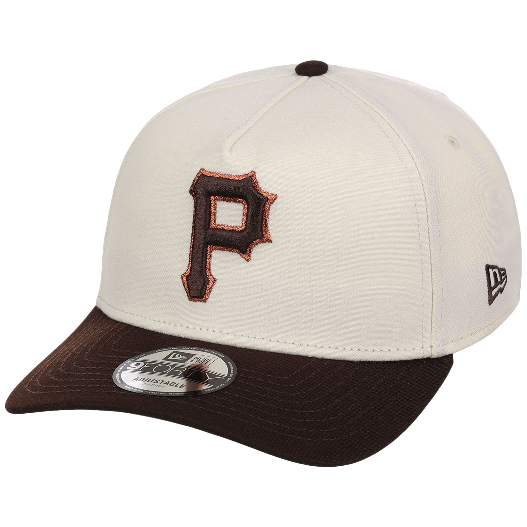 Pittsburgh Pirates MLB Chrome x Burnt Wood FASHION CORE New Era 9FORTY A-Frame