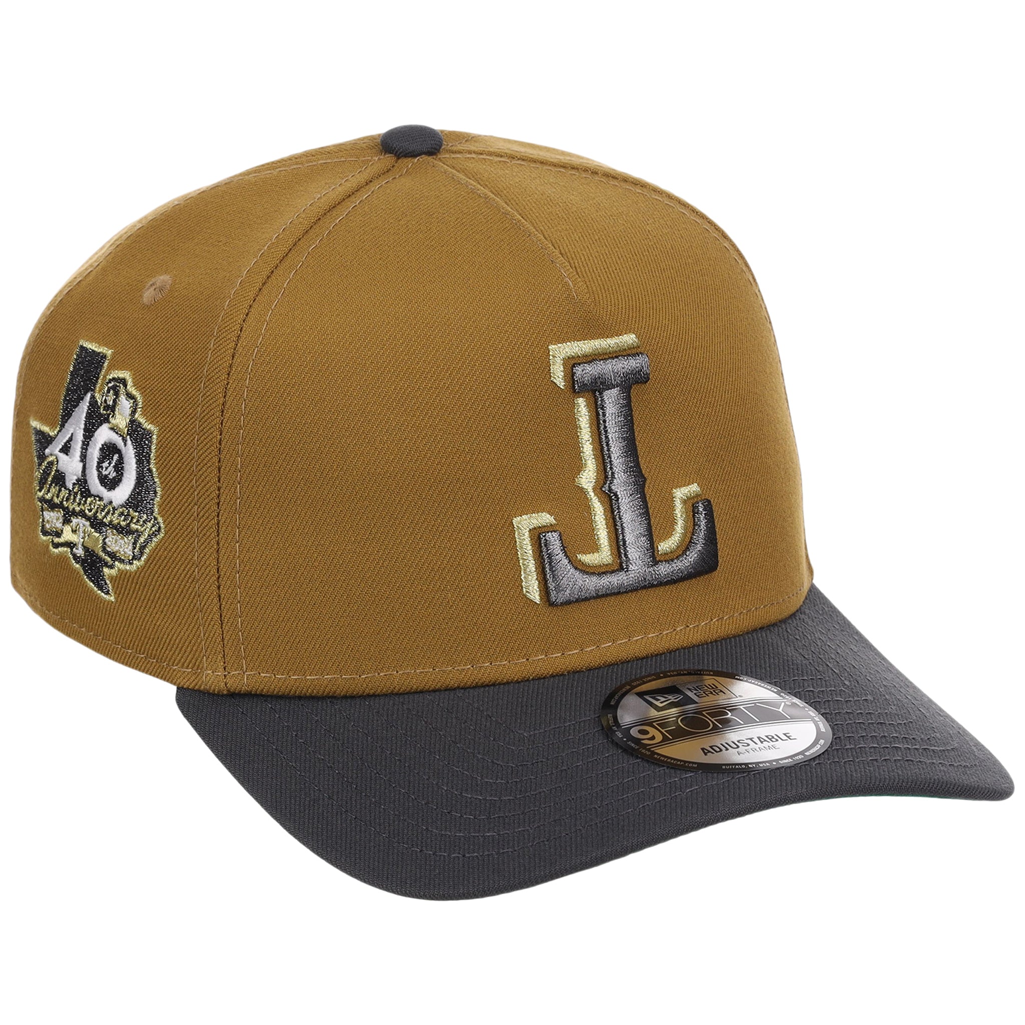 Texas Rangers MLB Flipmode 2.0 New Era 9FORTY A-Frame (Gold/Graphite/Kelly Green)