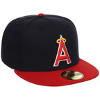 California Angels MLB Cooperstown Authentic Collection New Era 59FIFTY (Navy/Red)