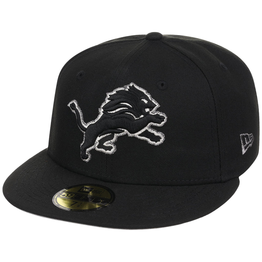 Detroit Lions NFL Liquid Titanium New Era 59FIFTY