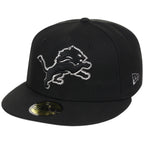 Detroit Lions NFL Liquid Titanium New Era 59FIFTY