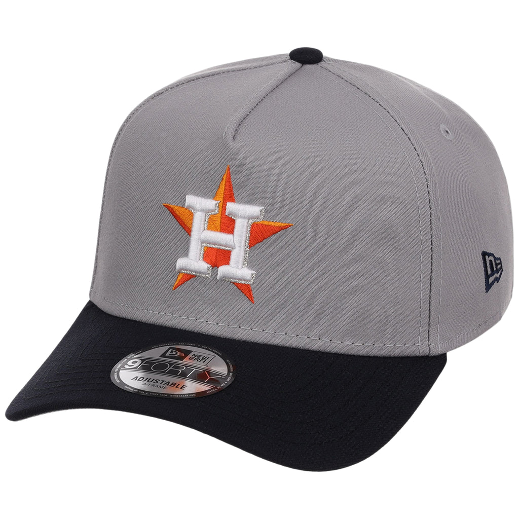 Houston Astros MLB Gray OTC FASHION CORE New Era 9FORTY A-Frame
