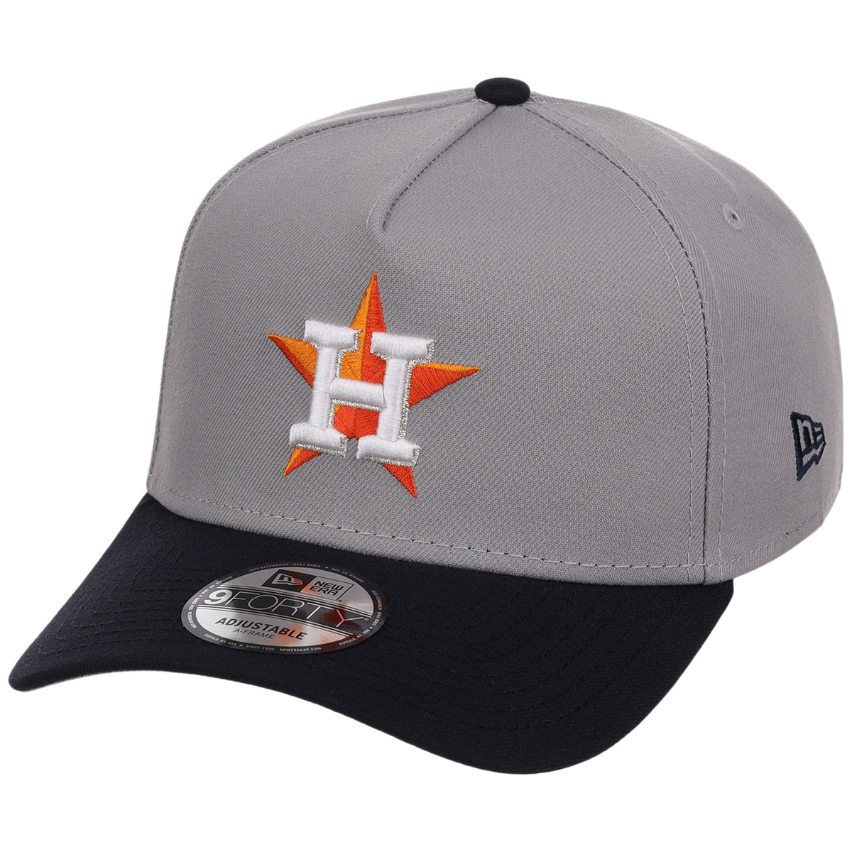 Houston Astros MLB Gray OTC FASHION CORE New Era 9FORTY A-Frame