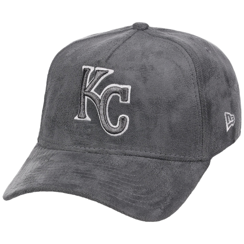 Kansas City Royals MLB Gray x Suede FASHION CORE New Era 9FORTY A-Frame