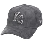 Kansas City Royals MLB Gray x Suede FASHION CORE New Era 9FORTY A-Frame