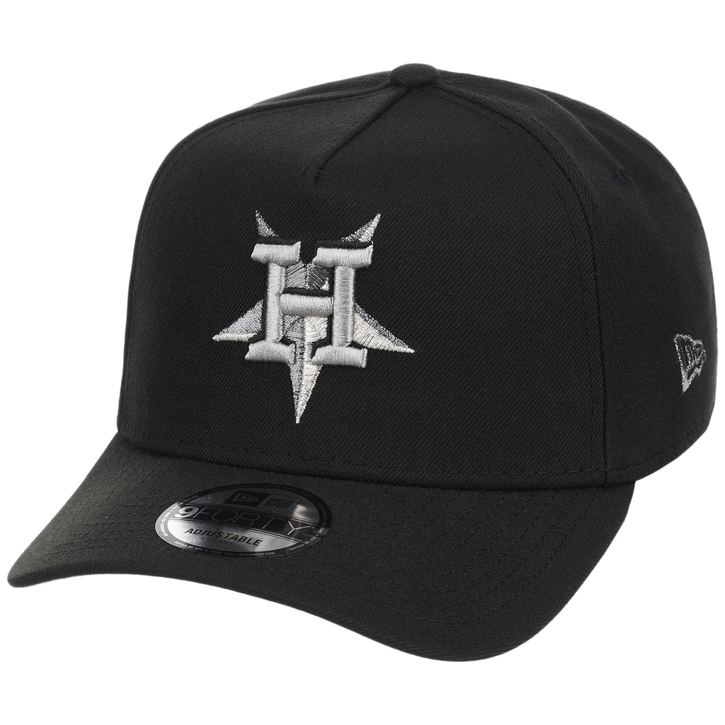 Houston Astros MLB Flipmode 2.0 Liquid Titanium New Era 9FORTY A-Frame (Black/Black/Gray)