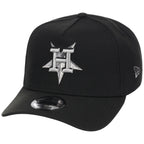 Houston Astros MLB Flipmode 2.0 Liquid Titanium New Era 9FORTY A-Frame (Black/Black/Gray)