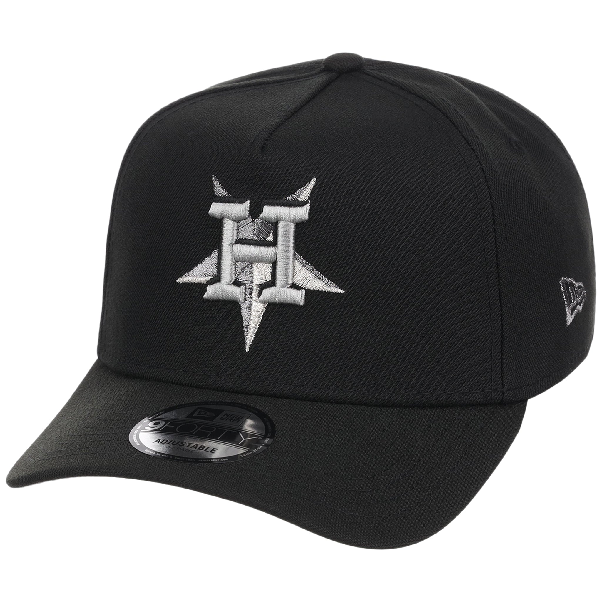 Houston Astros MLB Flipmode 2.0 Liquid Titanium New Era 9FORTY A-Frame (Black/Black/Gray)