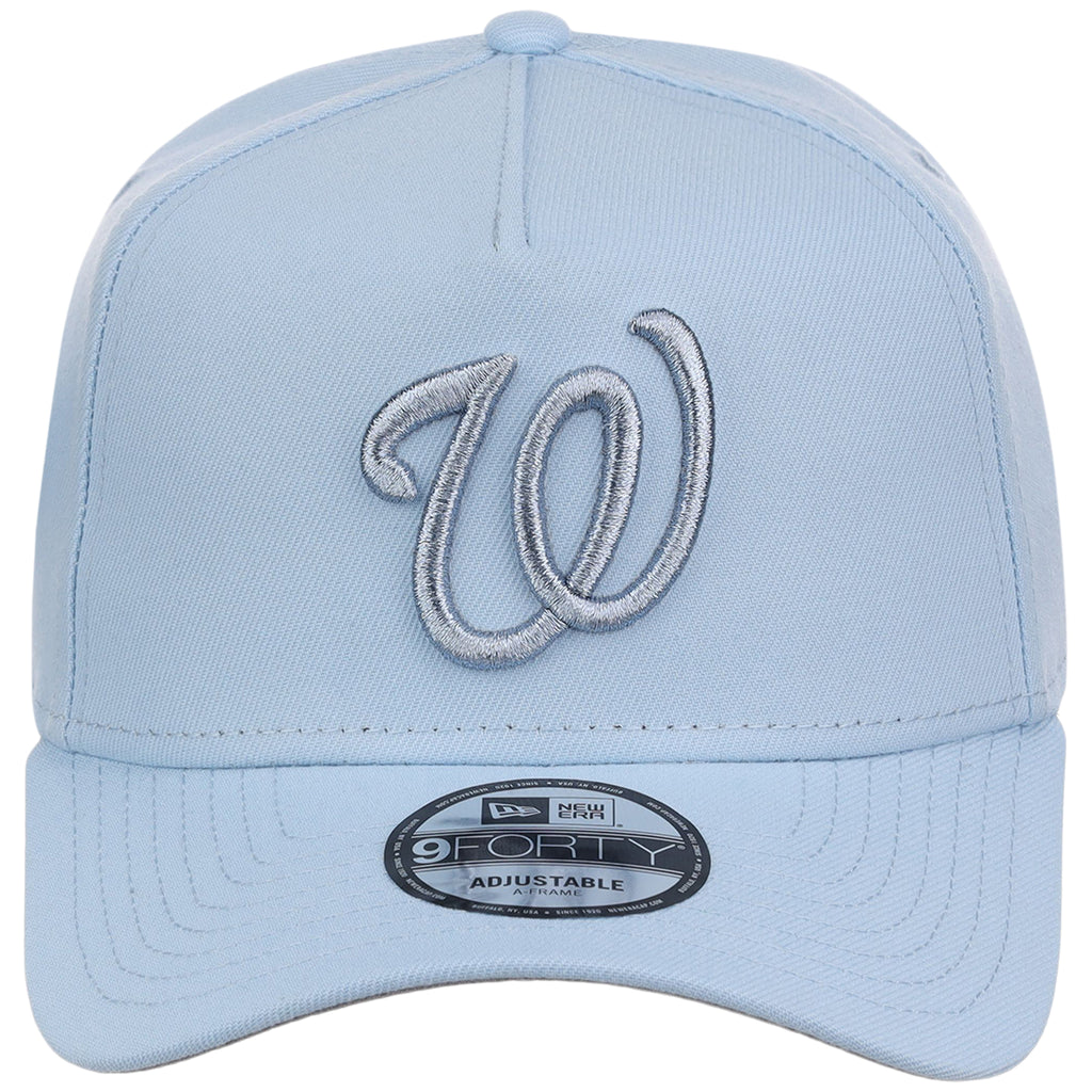 Washington Nationals MLB Glacial Blue New Era 9FORTY A-Frame
