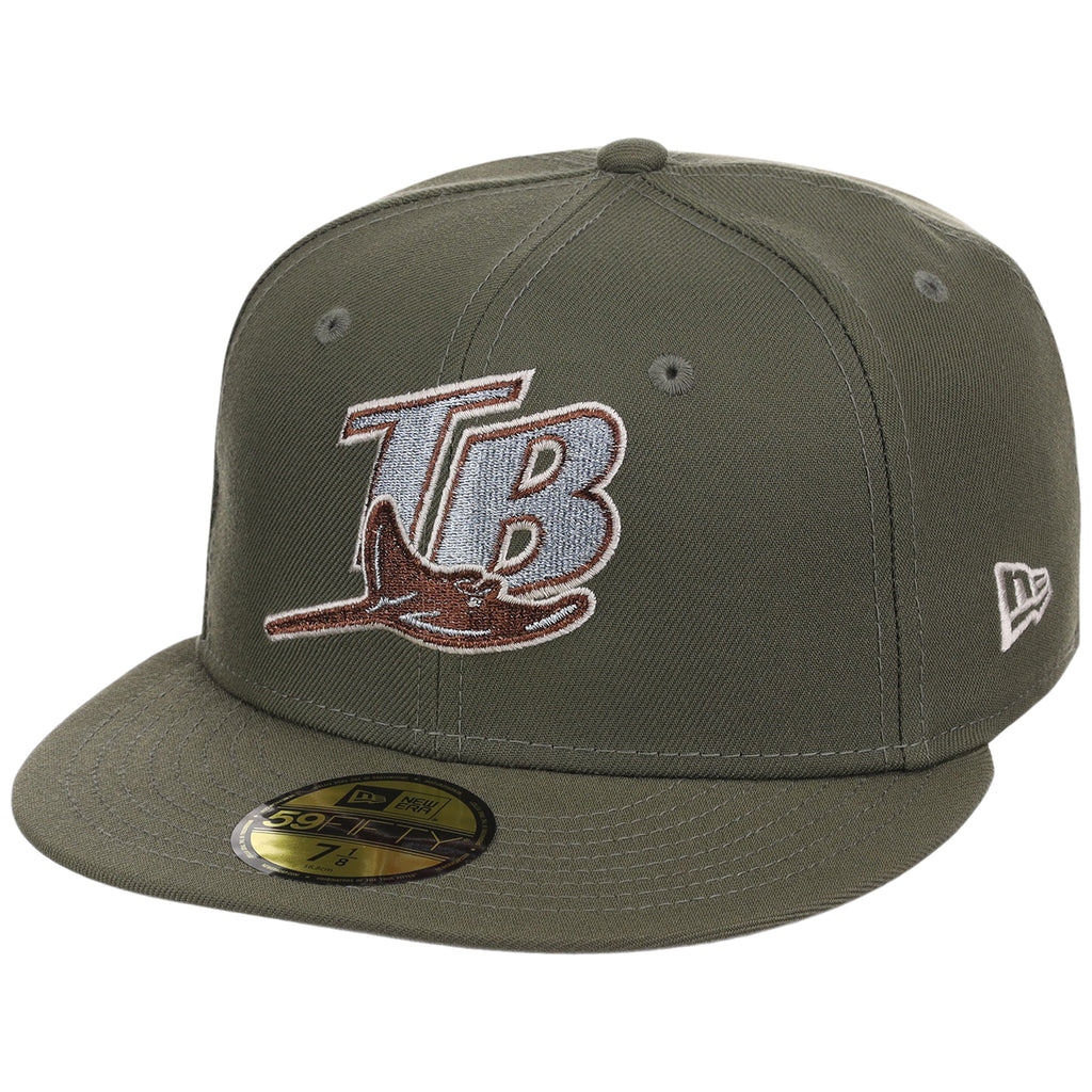 Tampa Bay Rays MLB Olive Alloy New Era 59FIFTY