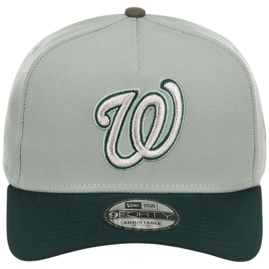 Washington Nationals MLB Everest x Dark Green FASHION CORE New Era 9FORTY A-Frame