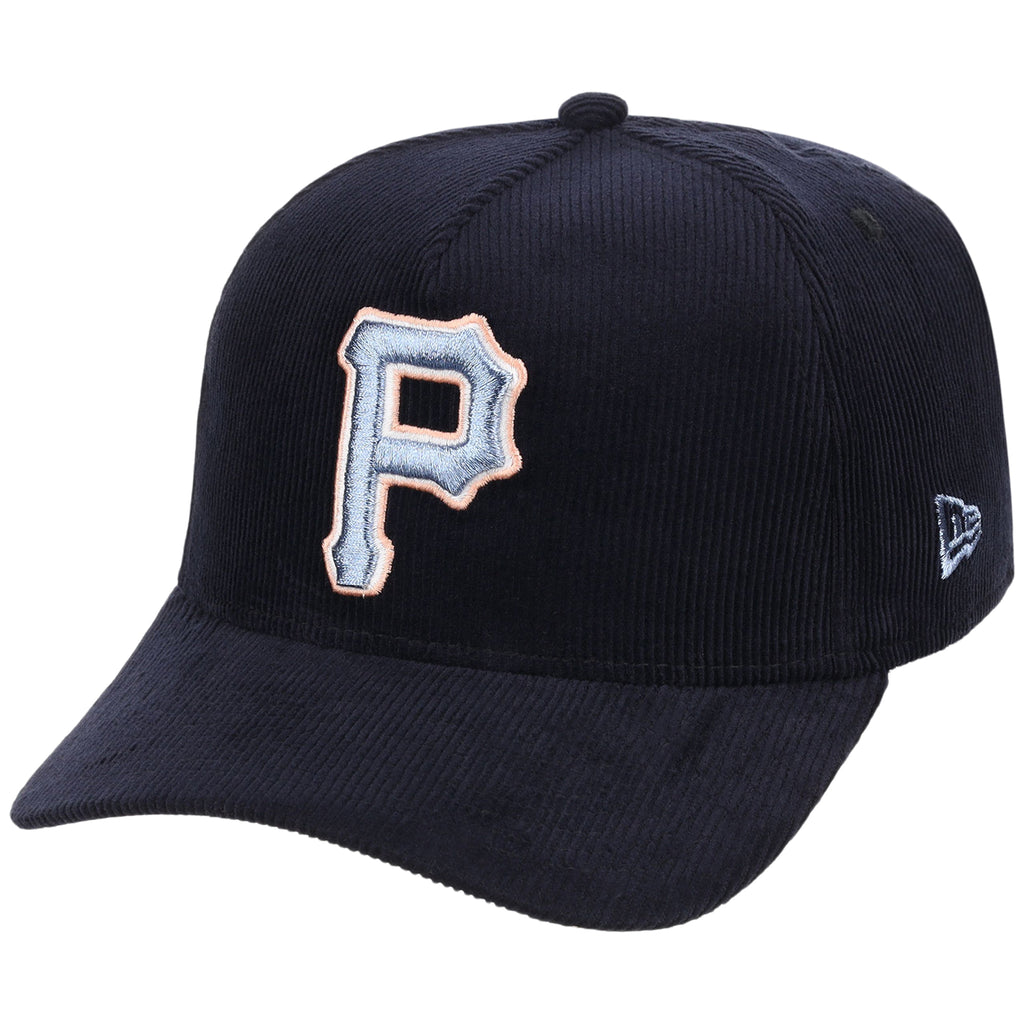 Pittsburgh Pirates MLB Peach Ice Navy Cord New Era 9FORTY A-Frame – 4
