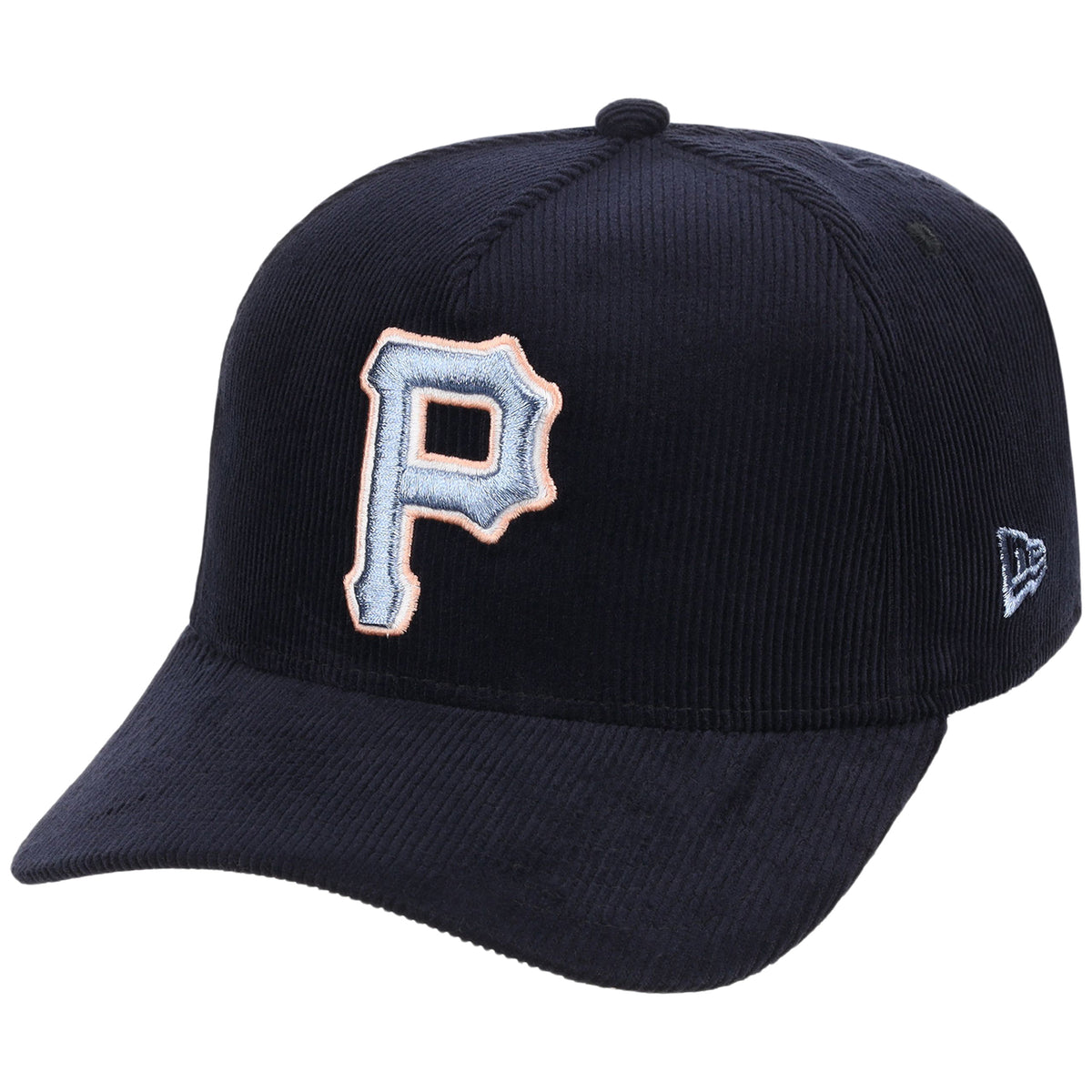 Pittsburgh Pirates MLB Peach Ice Navy Cord New Era 9FORTY A-Frame – 4