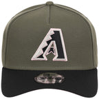 Arizona Diamondbacks MLB Olive x Black & Pink FASHION CORE New Era 9FORTY A-Frame