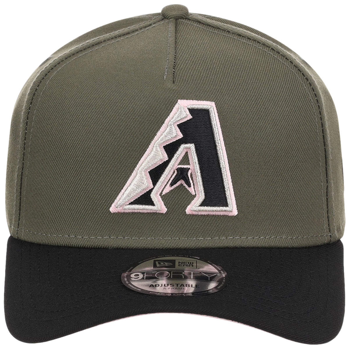 Arizona Diamondbacks MLB Olive x Black & Pink FASHION CORE New Era 9FORTY A-Frame