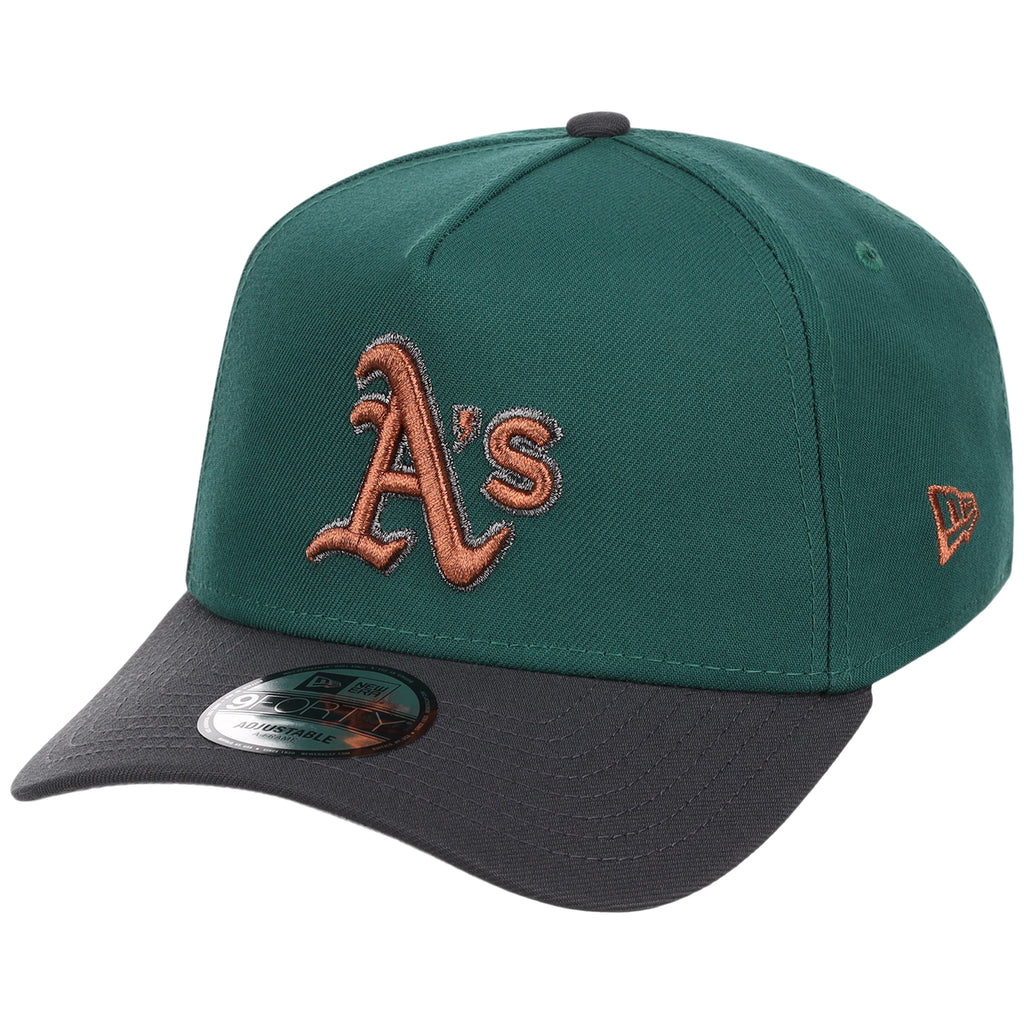 Oakland Athletics MLB Emerald Graphite New Era 9FORTY