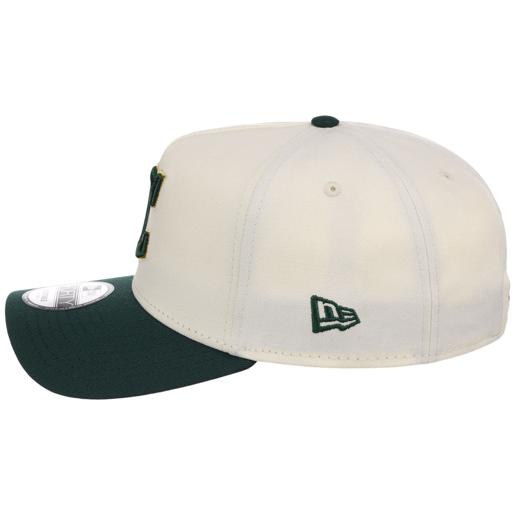 Cleveland Guardians MLB Chrome x Dark Green FASHION CORE New Era 9FORTY A-Frame