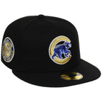 Chicago Cubs Northside Chicago Crown the City New Era 59FIFTY (Black/Black)