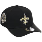 New Orleans Saints NFL Black Dome New Era 9FORTY A-Frame