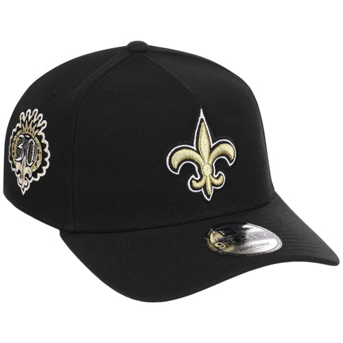 New Orleans Saints NFL Black Dome New Era 9FORTY A-Frame