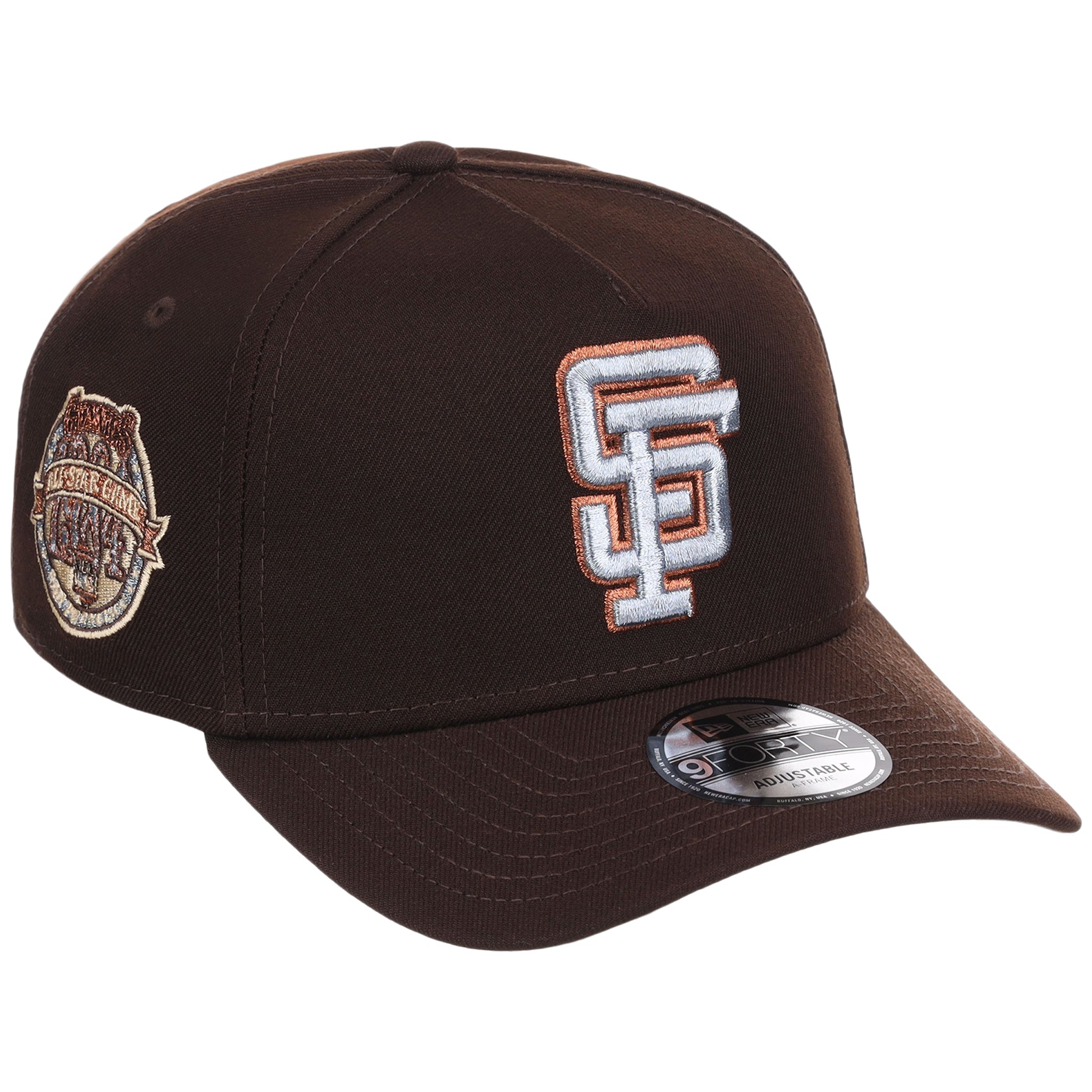 San Francisco Giants MLB Frosted Bark New Era 9FORTY A-Frame