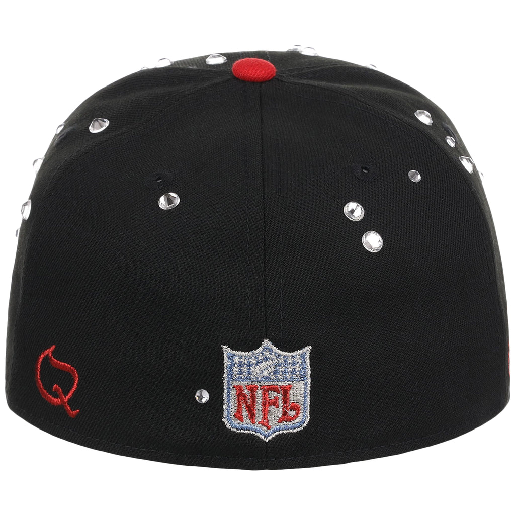 Atlanta Falcons Quavo Georgia Pack Collection - New Era 59FIFTY "Iced Out" (Black/Red)