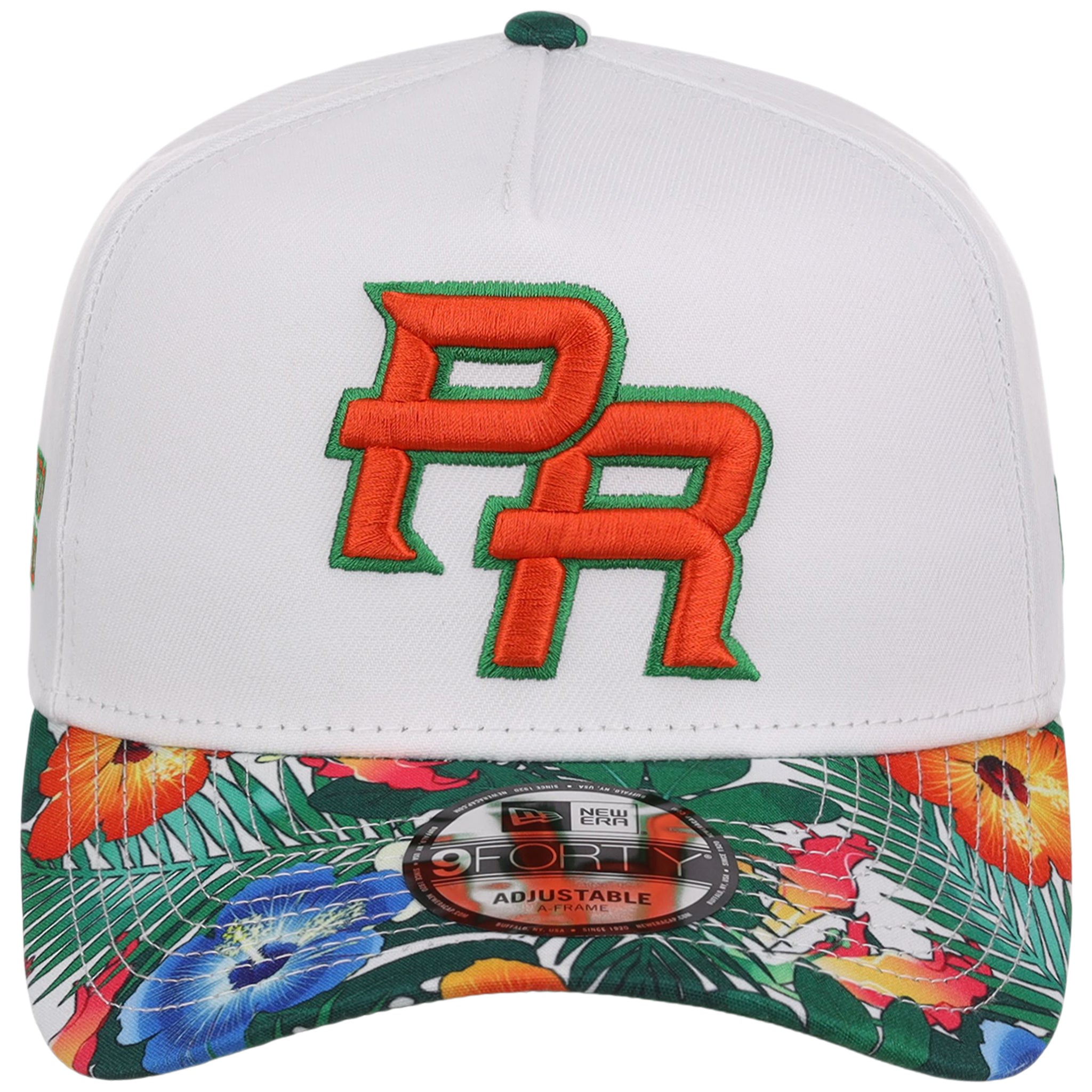 Puerto Rico Crown the Country New Era 9FORTY (White/Floral)